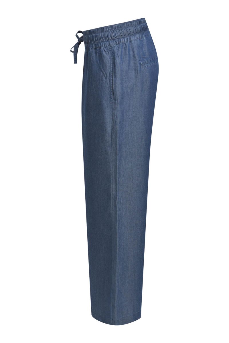 wideleg pants w elastic wb + pockets