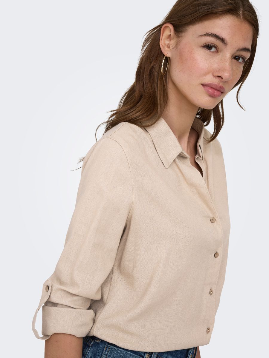ONLGOA 3/4 STRAP LINEN BL SHIRT CC PNT