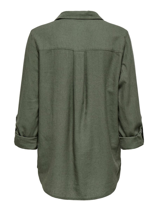 ONLGOA 3/4 STRAP LINEN BL SHIRT CC PNT