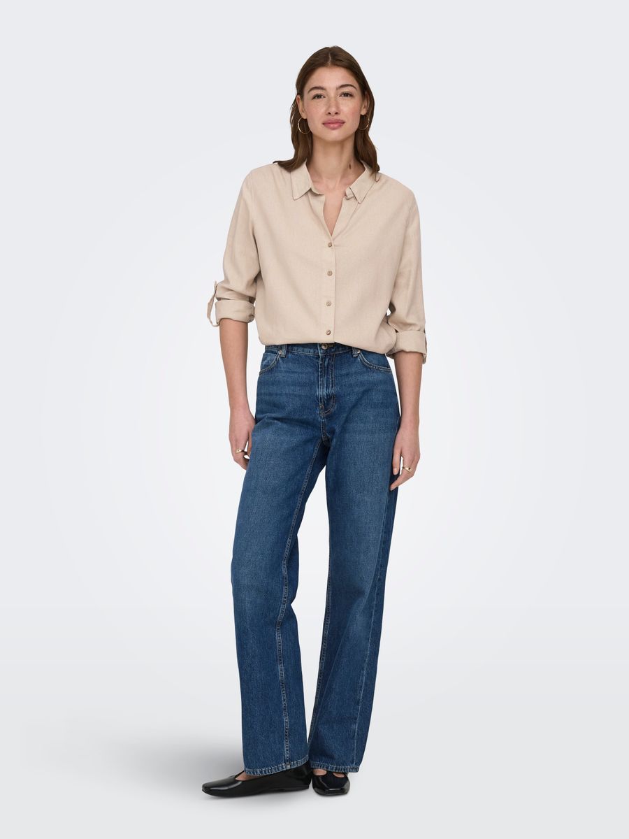 ONLGOA 3/4 STRAP LINEN BL SHIRT CC PNT