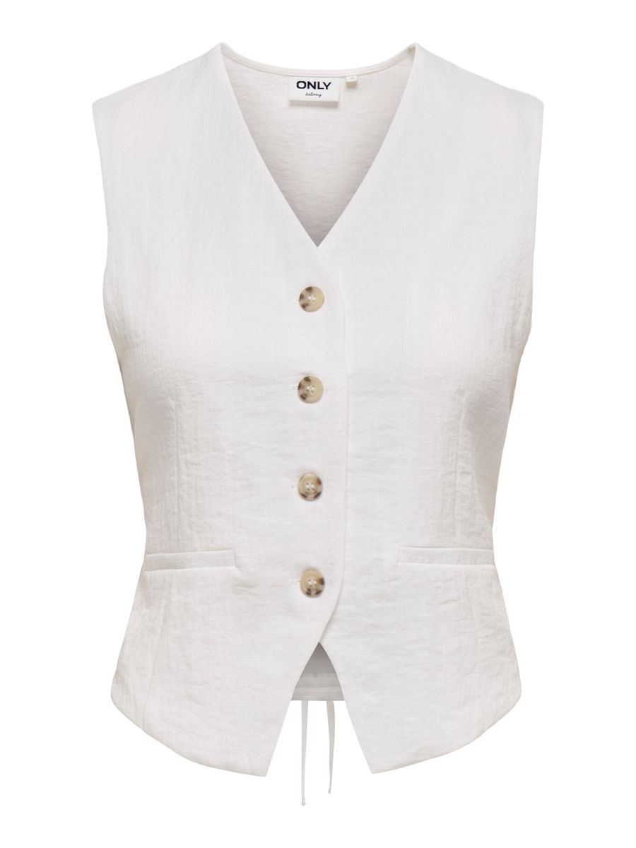 ONLITA S/L LINEN LOOK WAISTCOAT TLR
