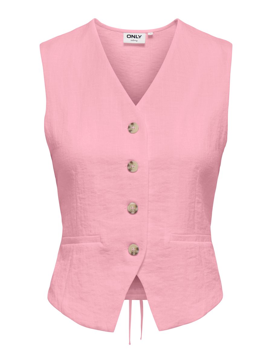 ONLITA S/L LINEN LOOK WAISTCOAT TLR