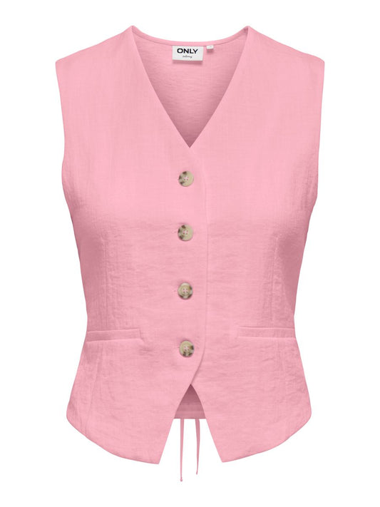 ONLITA S/L LINEN LOOK WAISTCOAT TLR