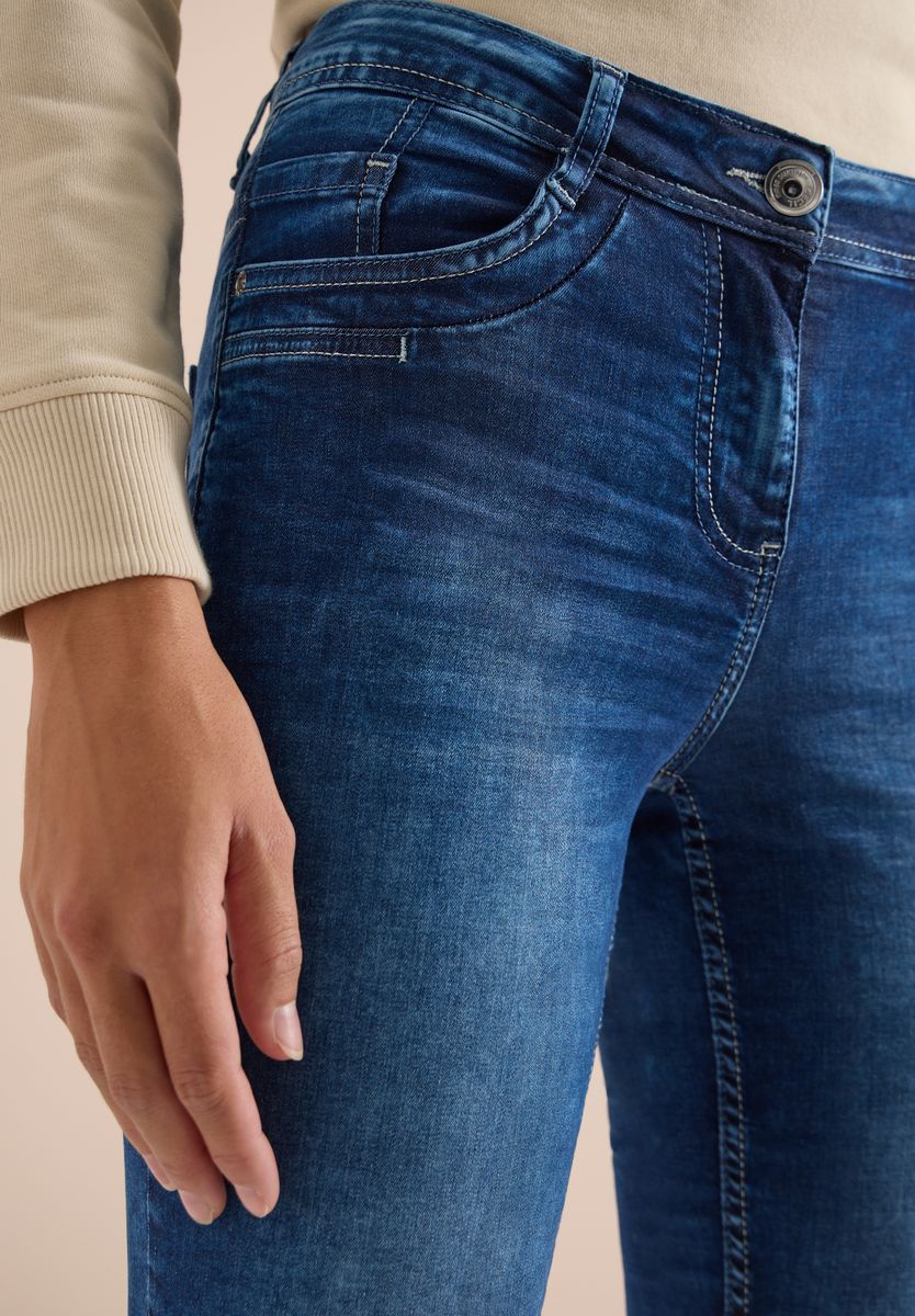 3/4 Slim Leg Jeans im Casual Fit