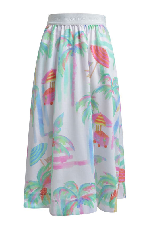 midi skirt elastic wb