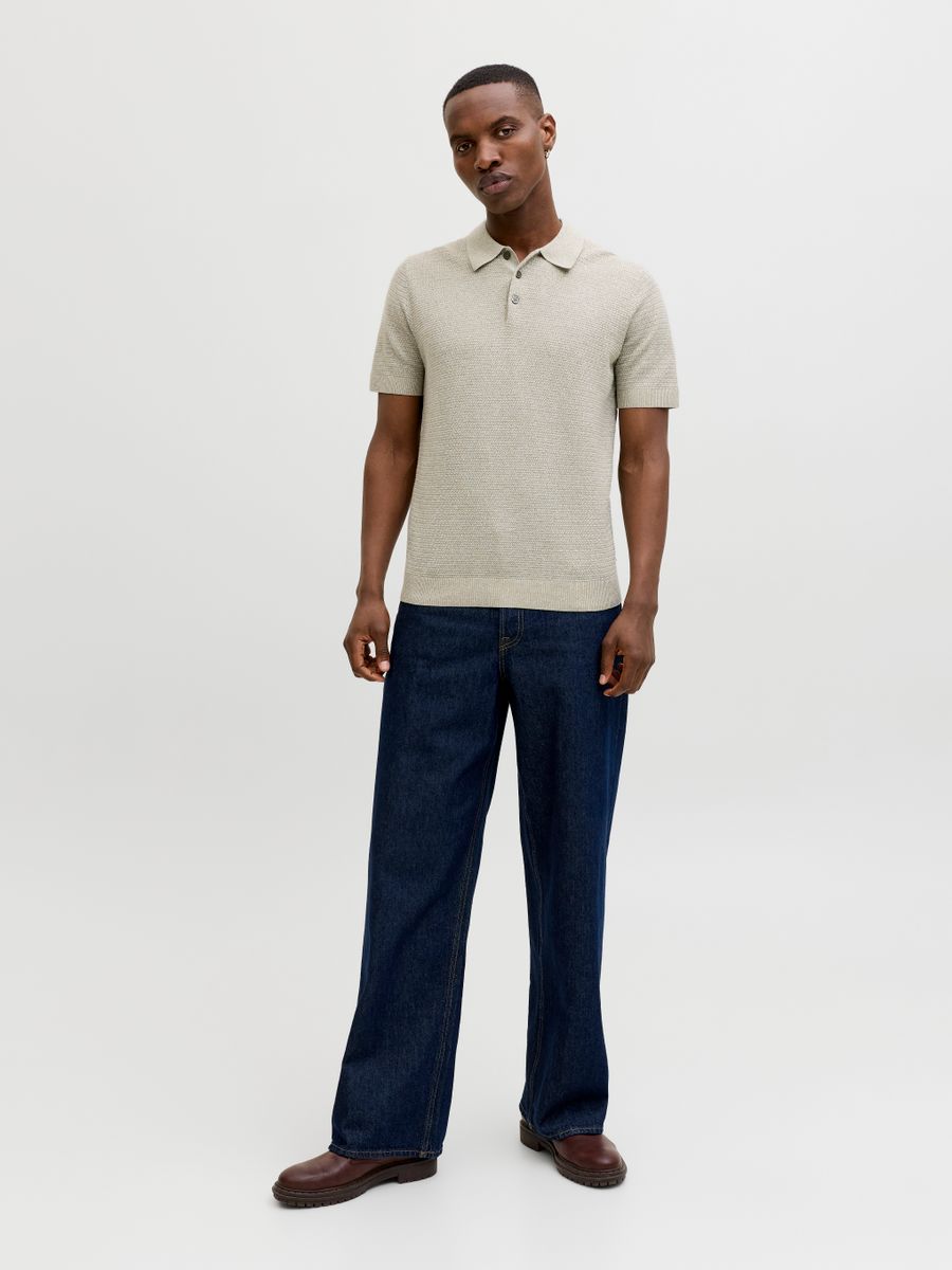 JPRBLURILEY KNIT POLO SS SN