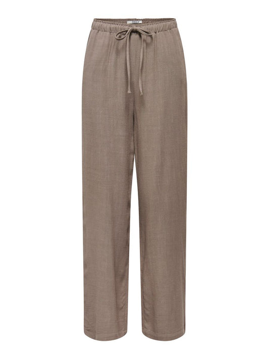 ONLSIESTA MW PULL-UP LINEN BL PNT NOOS