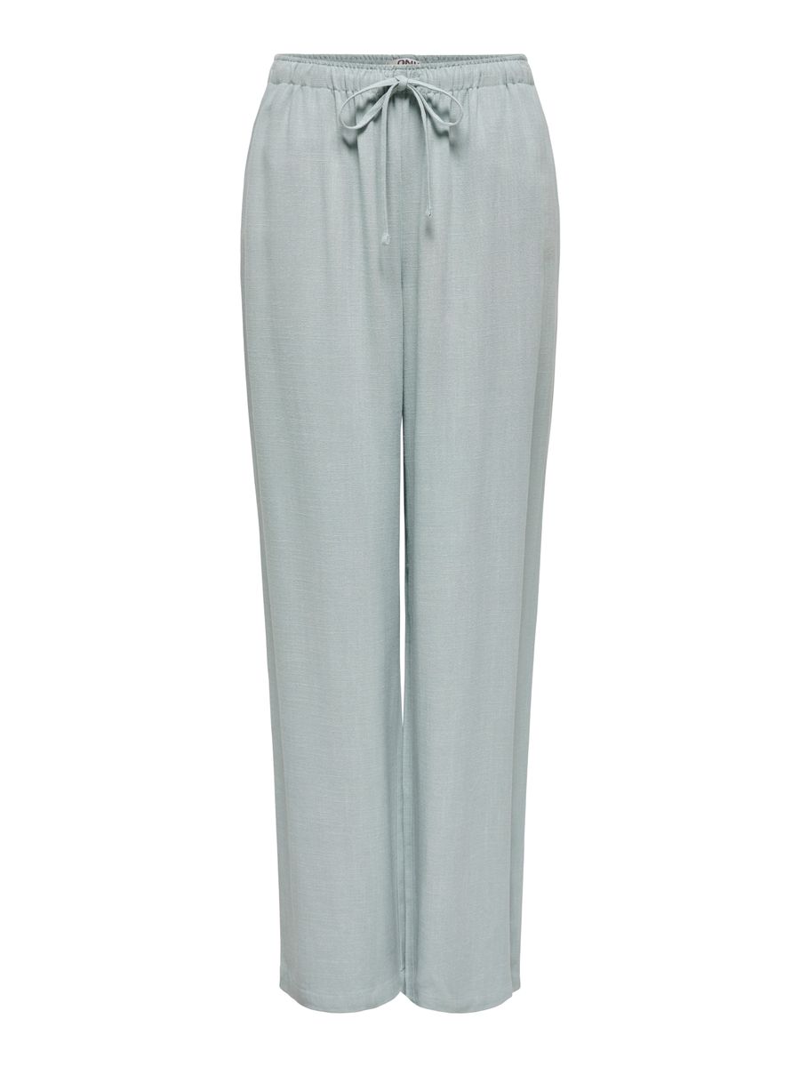 ONLSIESTA MW PULL-UP LINEN BL PNT NOOS