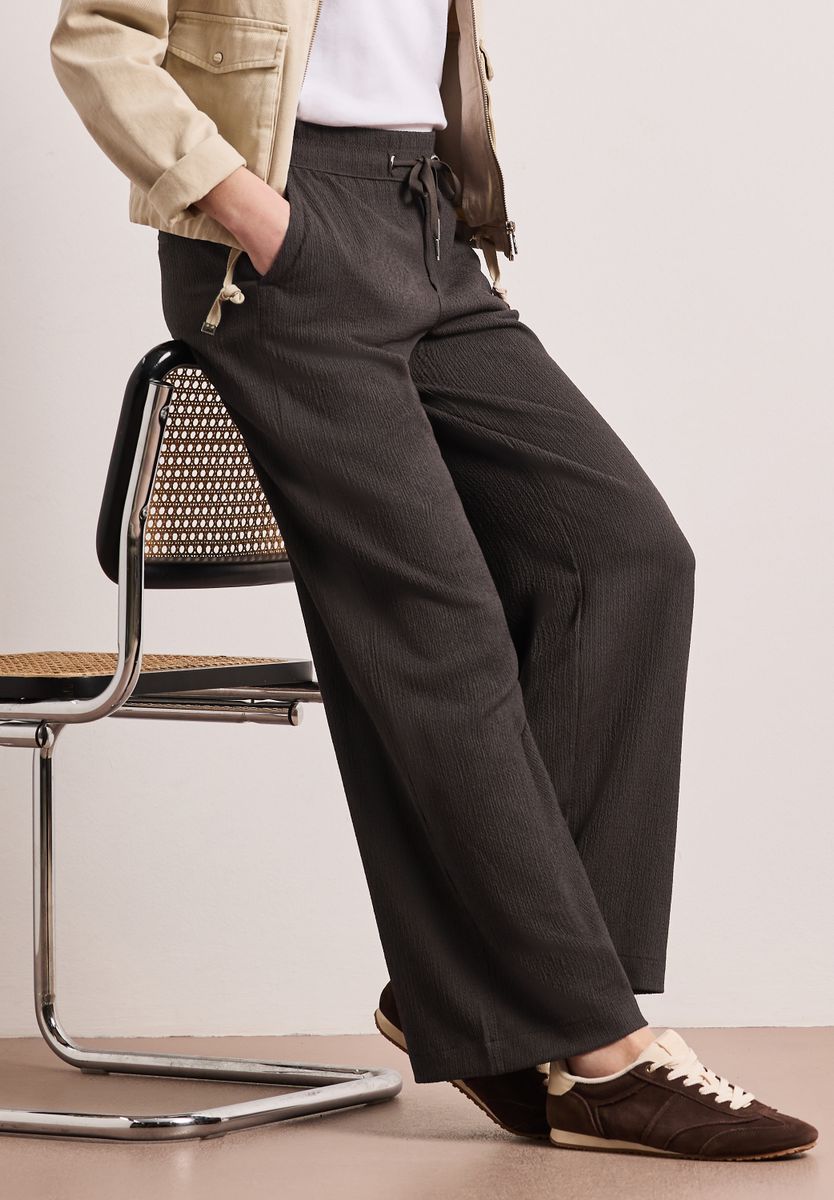 High Waist Wide Leg Hose im Casual Fit