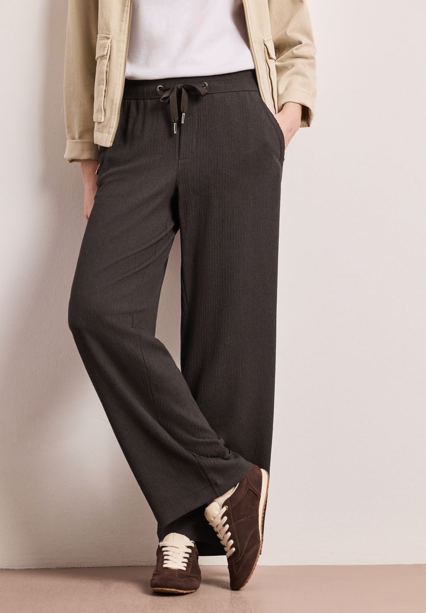 High Waist Wide Leg Hose im Casual Fit