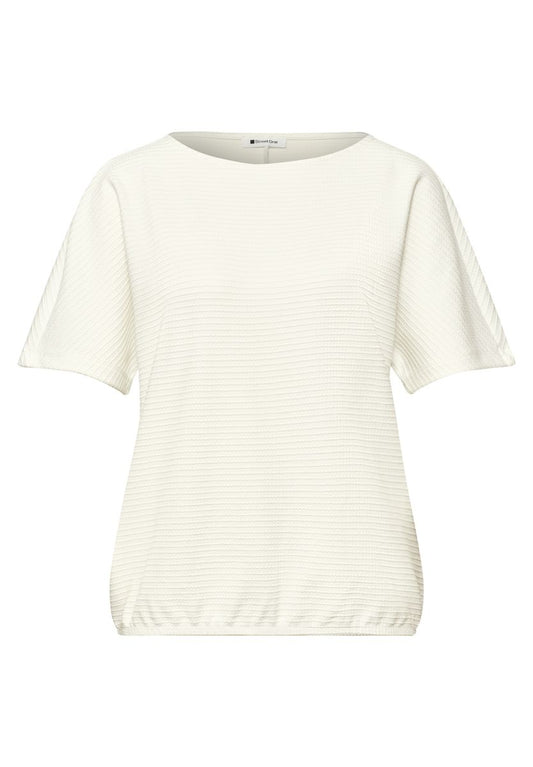 Dropped Shoulder Shirt mit Struktur