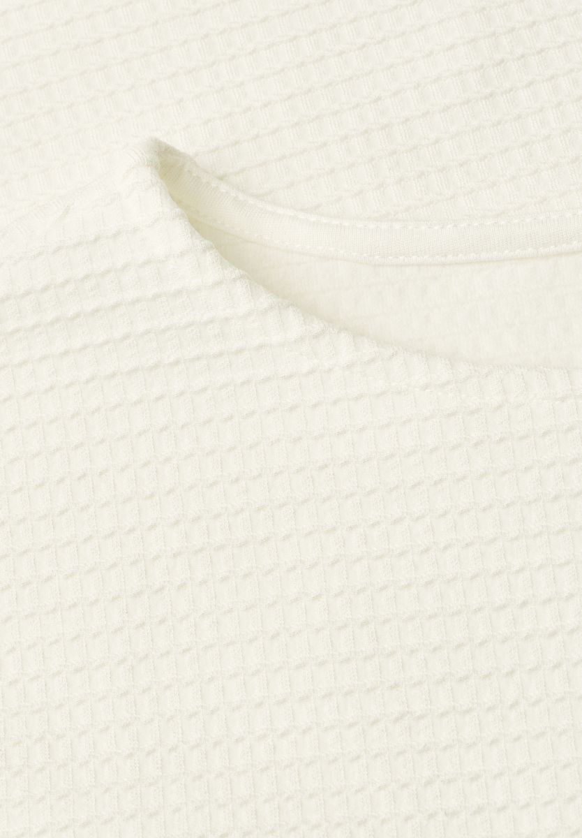 Dropped Shoulder Shirt mit Struktur