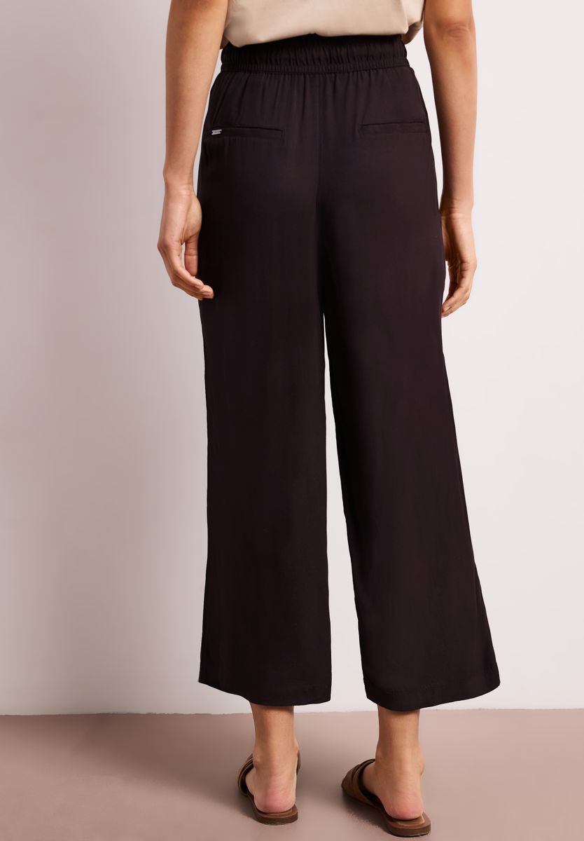 7/8 High Waist Wide Leg Hose im Loose Fit