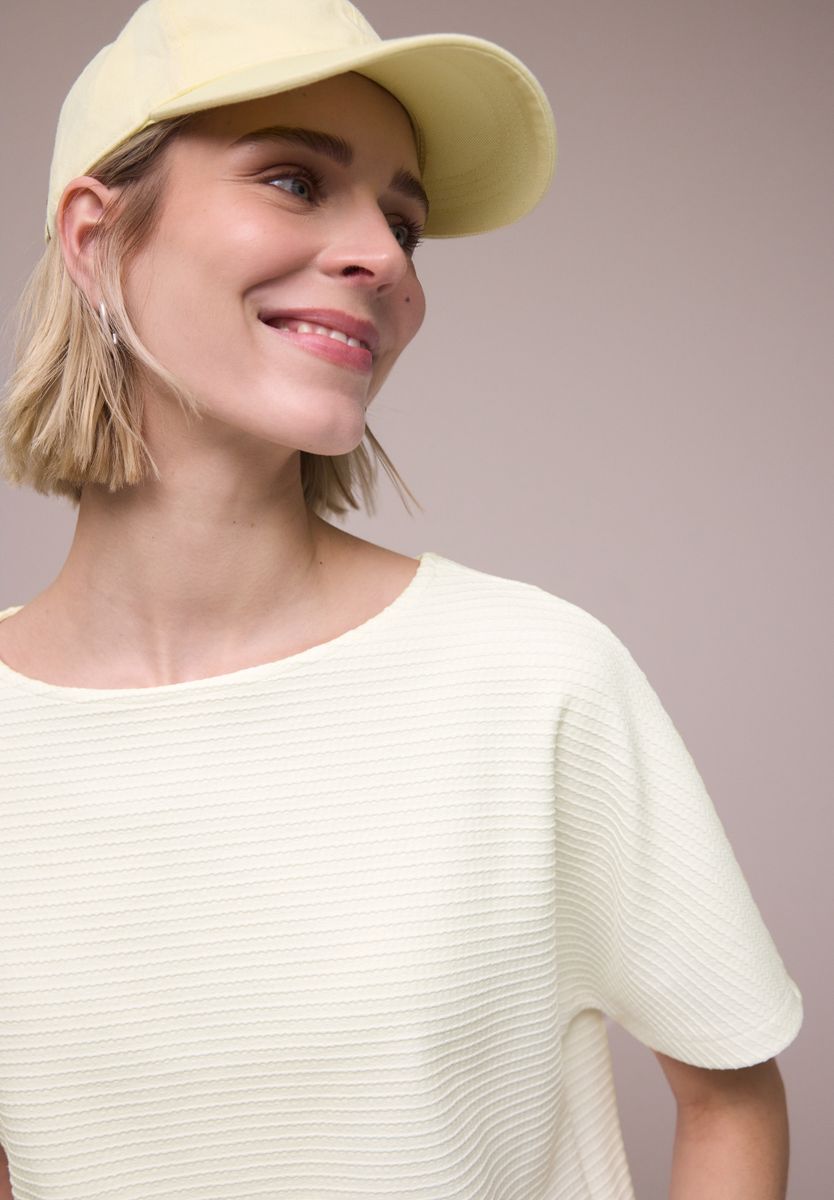 Dropped Shoulder Shirt mit Struktur