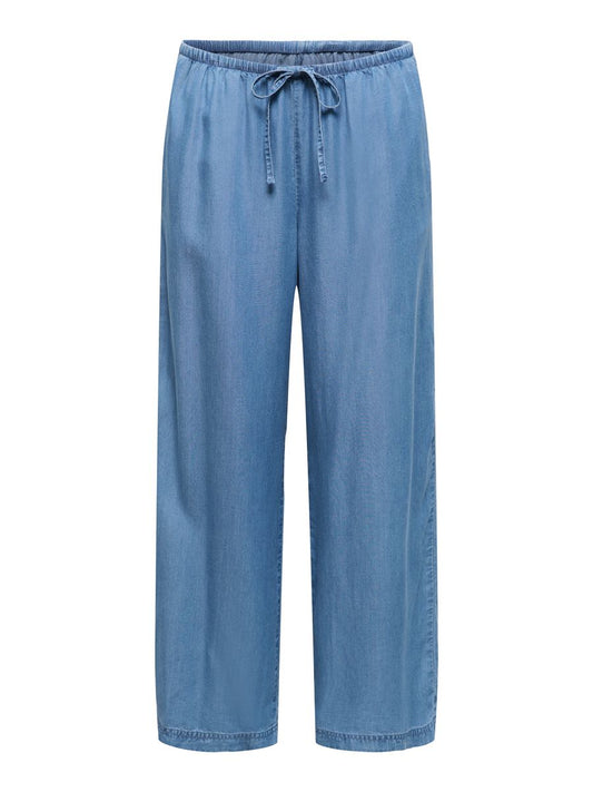ONLCHARIS LIFE PULL UP TIE PANTS WVN CC
