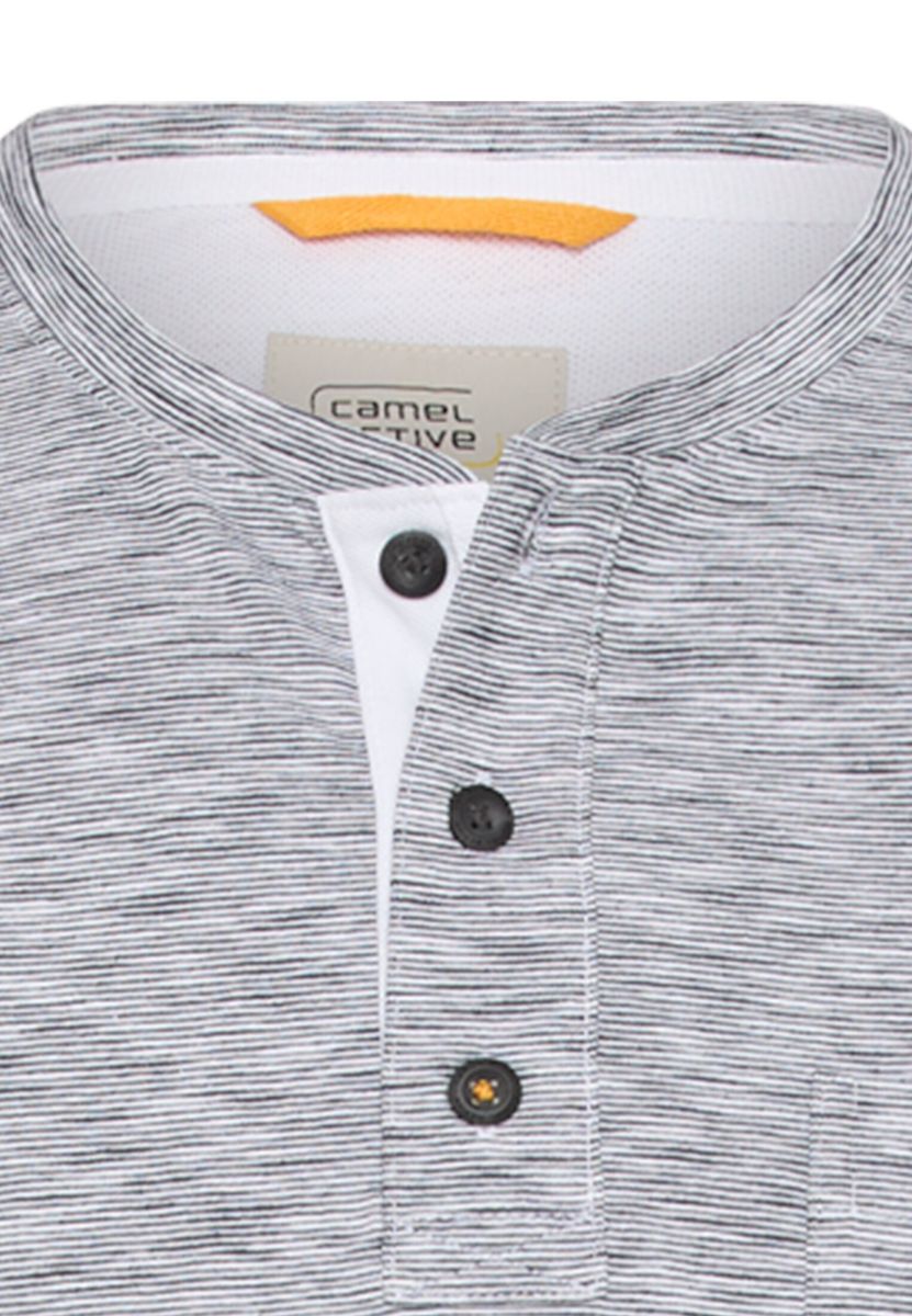 T-Shirt mit Knopfleiste