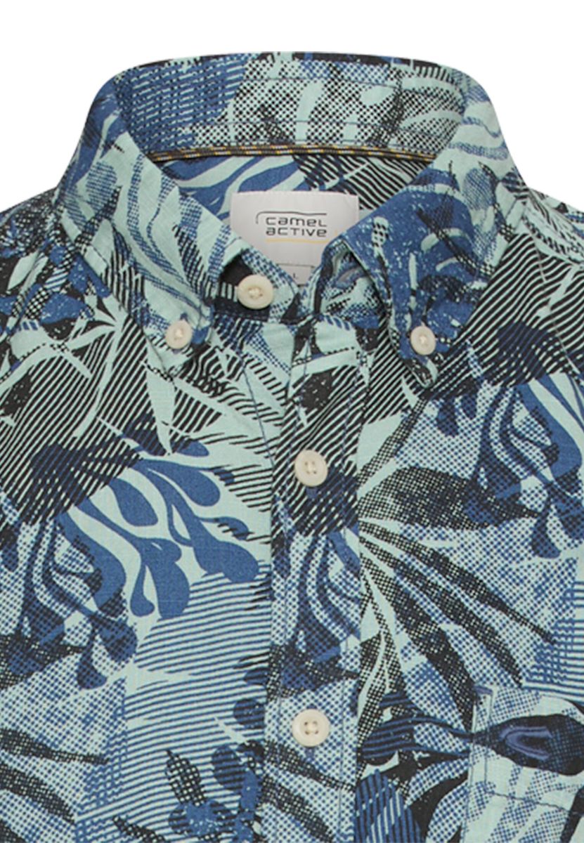 Kurzarmhemd aus reiner Baumwolle