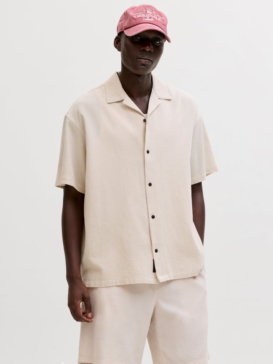 JJGLOBAL WAFFLE RESORT SHIRT SS