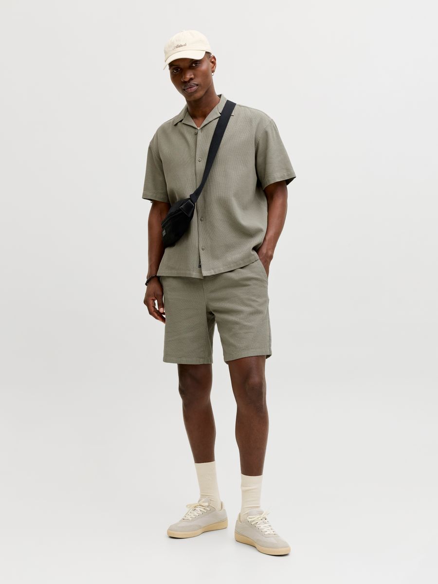 JJGLOBAL WAFFLE RESORT SHIRT SS