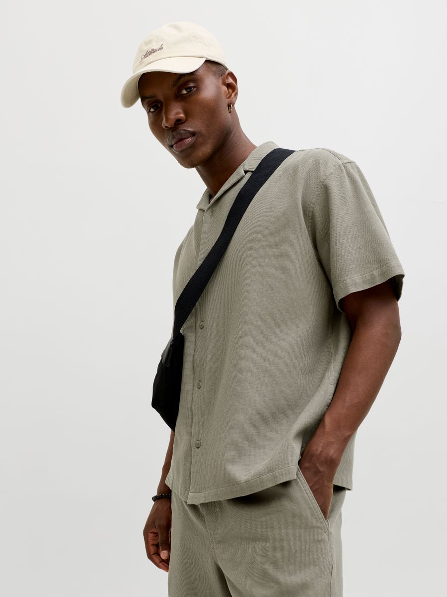 JJGLOBAL WAFFLE RESORT SHIRT SS