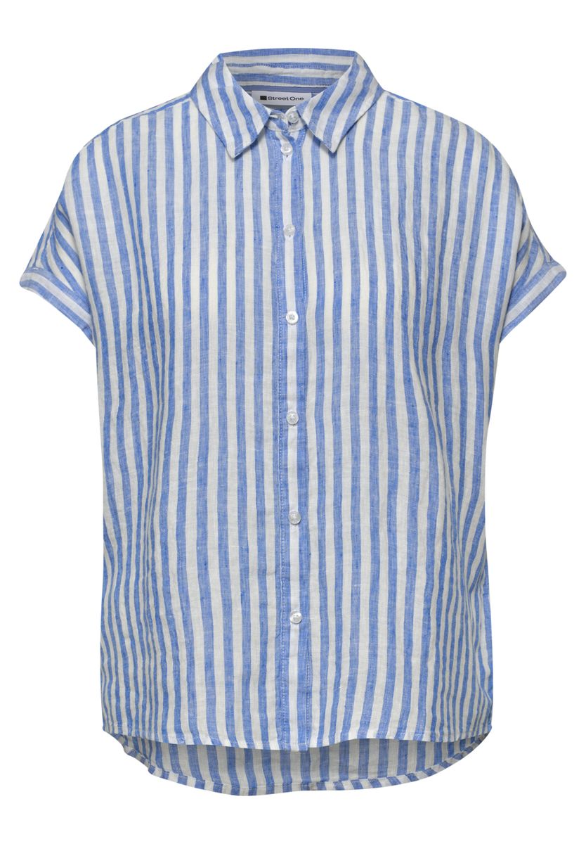 Dropped Shoulder Bluse aus Leinen