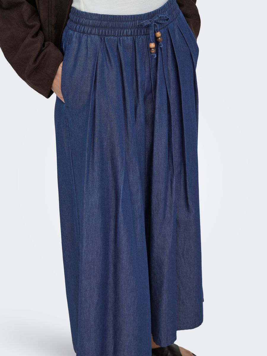 ONLBEA BEAD HW WIDE PALAZZO DNM QYT