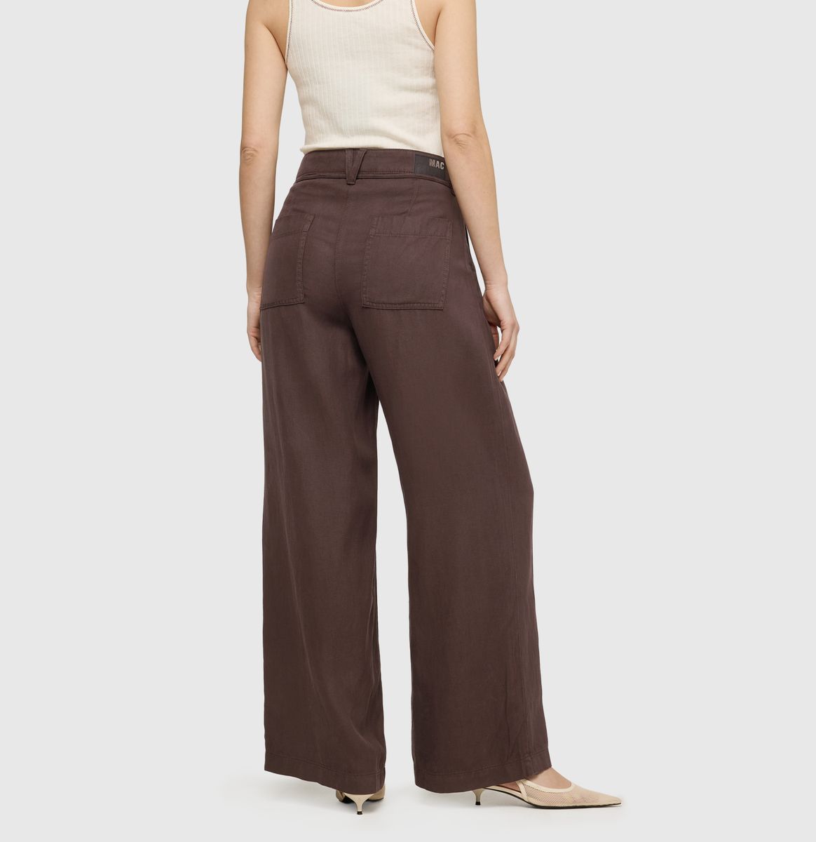 MAC JEANS - WENDY 2.3, Linen Tencel Cotton Mix