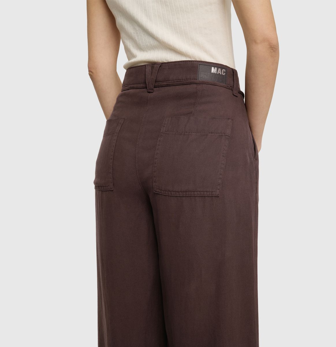 MAC JEANS - WENDY 2.3, Linen Tencel Cotton Mix