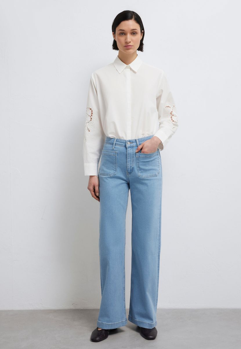 LONG SLEEVE WOVEN SHIRT