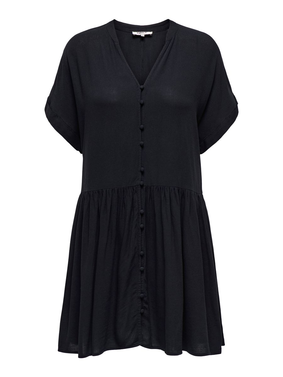 ONLSAGA BRISTOL S/S BUTTON DRESS WVN
