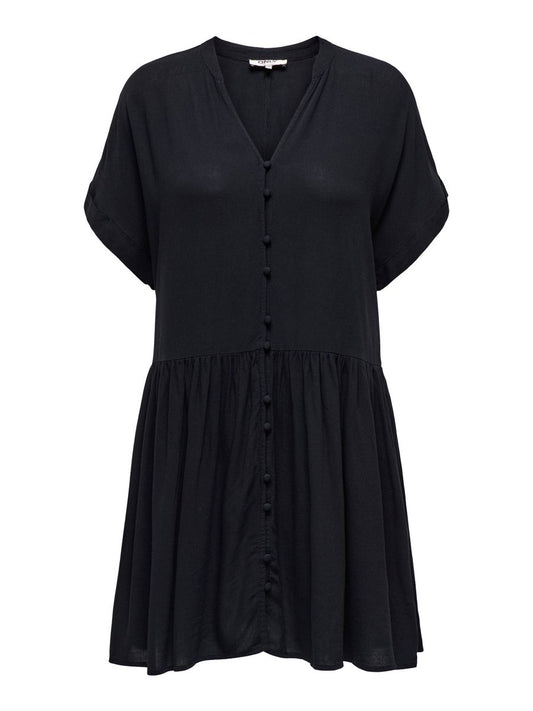 ONLSAGA BRISTOL S/S BUTTON DRESS WVN