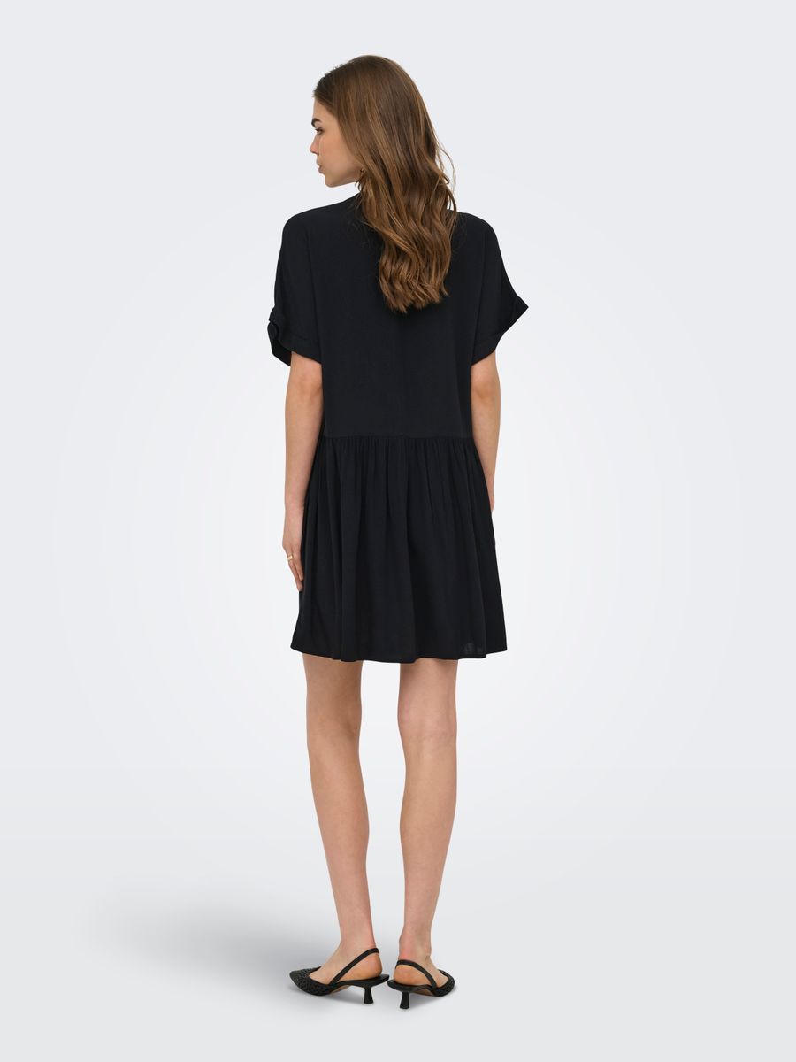 ONLSAGA BRISTOL S/S BUTTON DRESS WVN