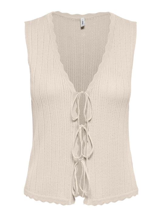 ONLARONA SL VNECK STRUCTURE VEST CC KNT