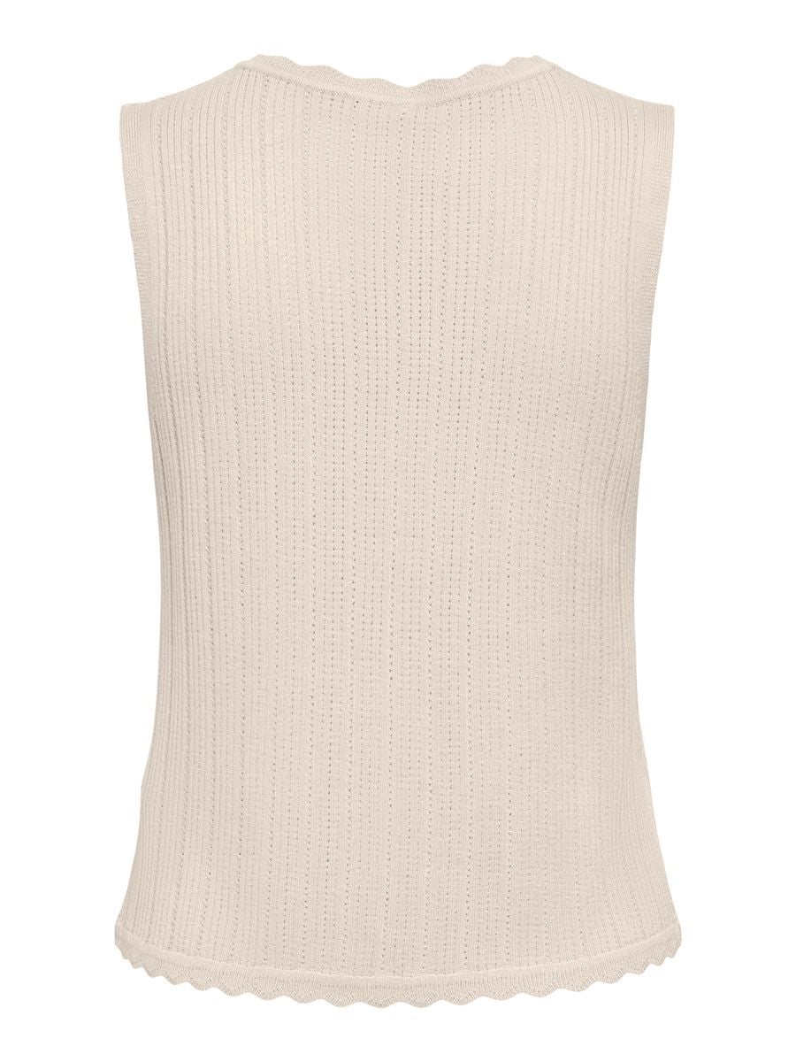 ONLARONA SL VNECK STRUCTURE VEST CC KNT