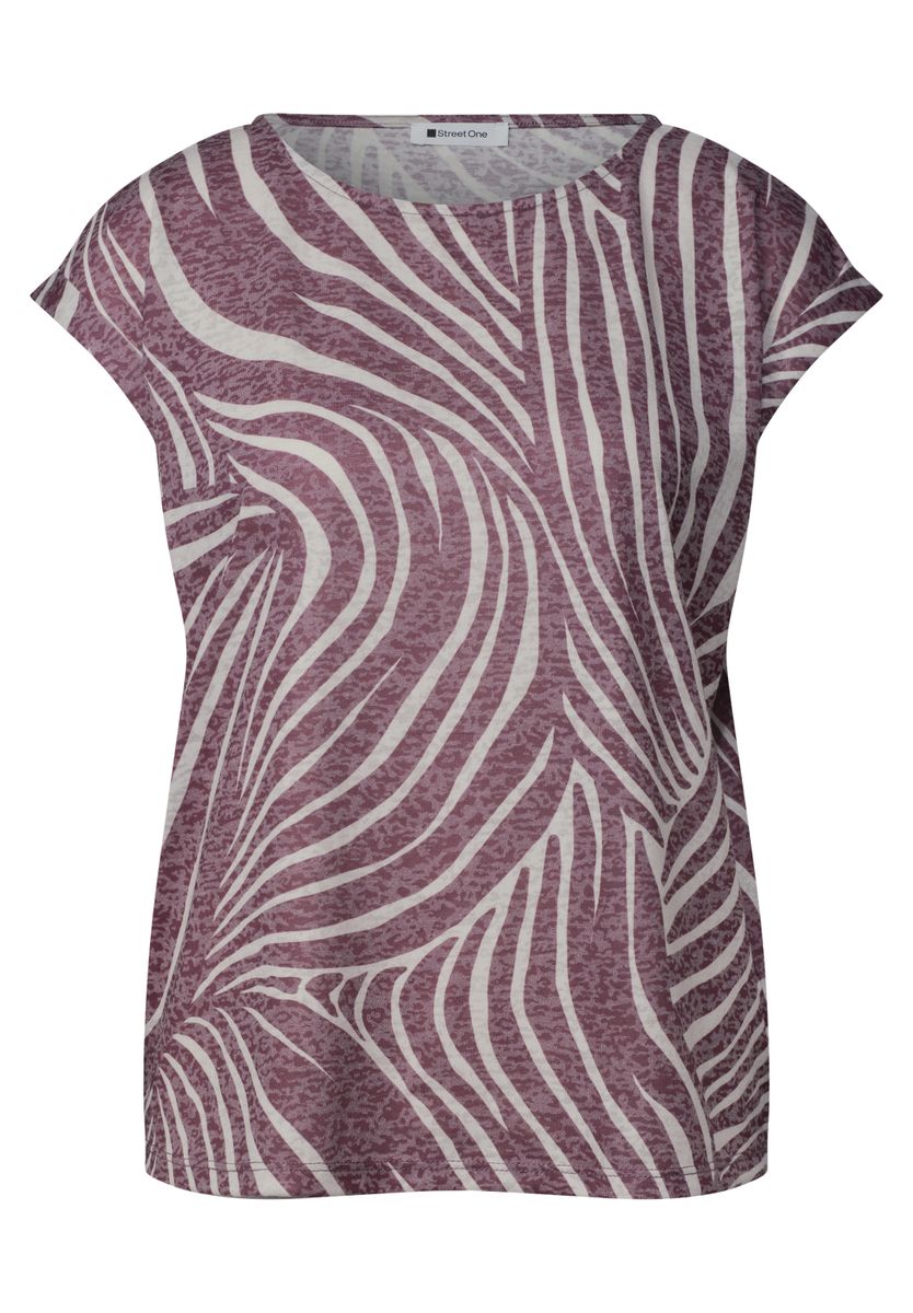 Dropped Shoulder Shirt im Ausbrenner-Look