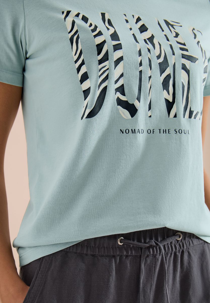 T-Shirt mit Rundhals und Frontprint