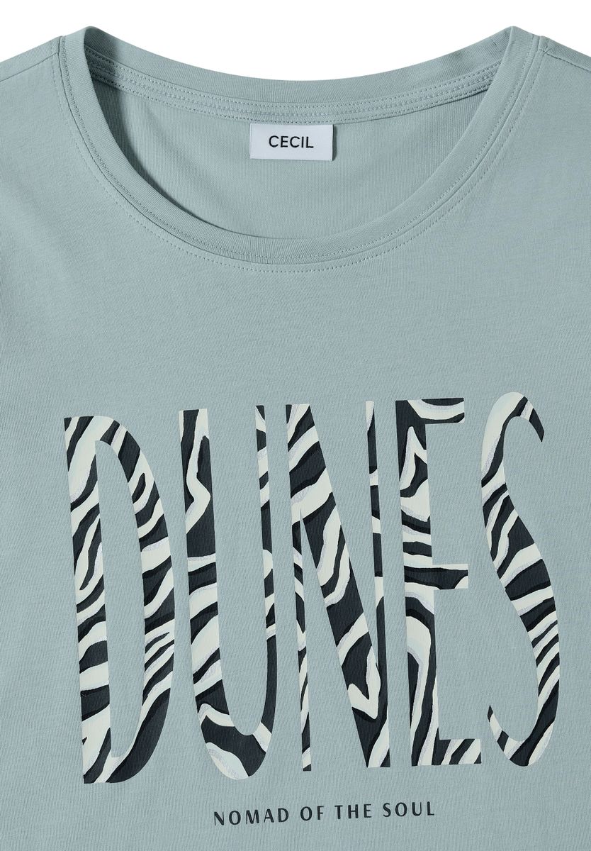 T-Shirt mit Rundhals und Frontprint