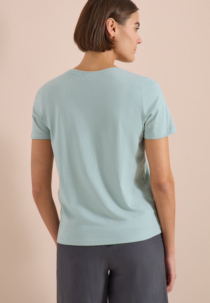 T-Shirt mit Rundhals und Frontprint