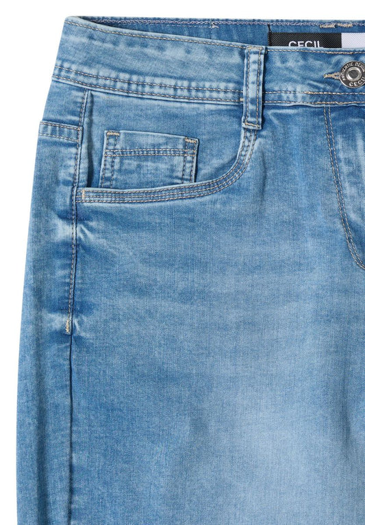 3/4 Wide Leg Jeans im Loose Fit