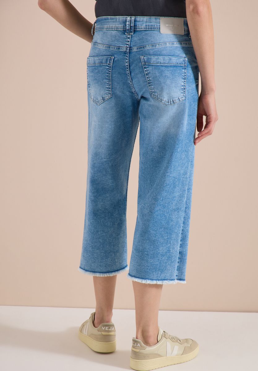3/4 Wide Leg Jeans im Loose Fit
