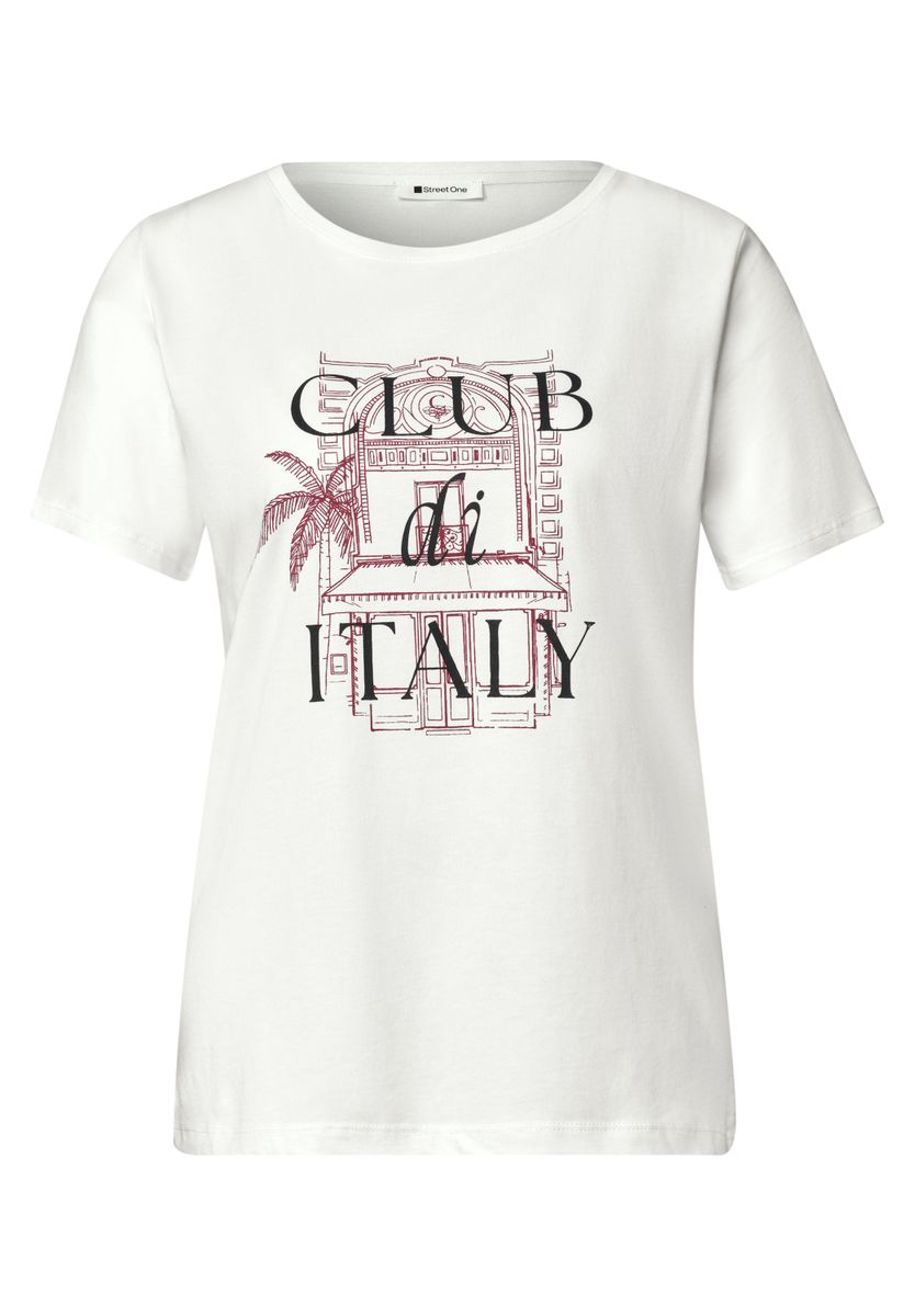 T-Shirt mit Rundhals und Artwork