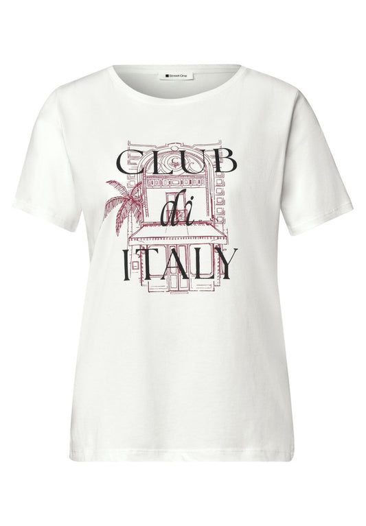 T-Shirt mit Rundhals und Artwork
