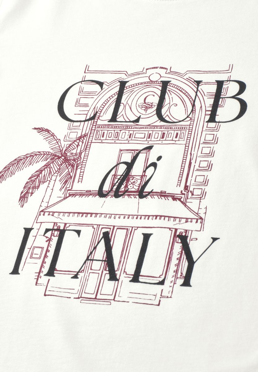 T-Shirt mit Rundhals und Artwork