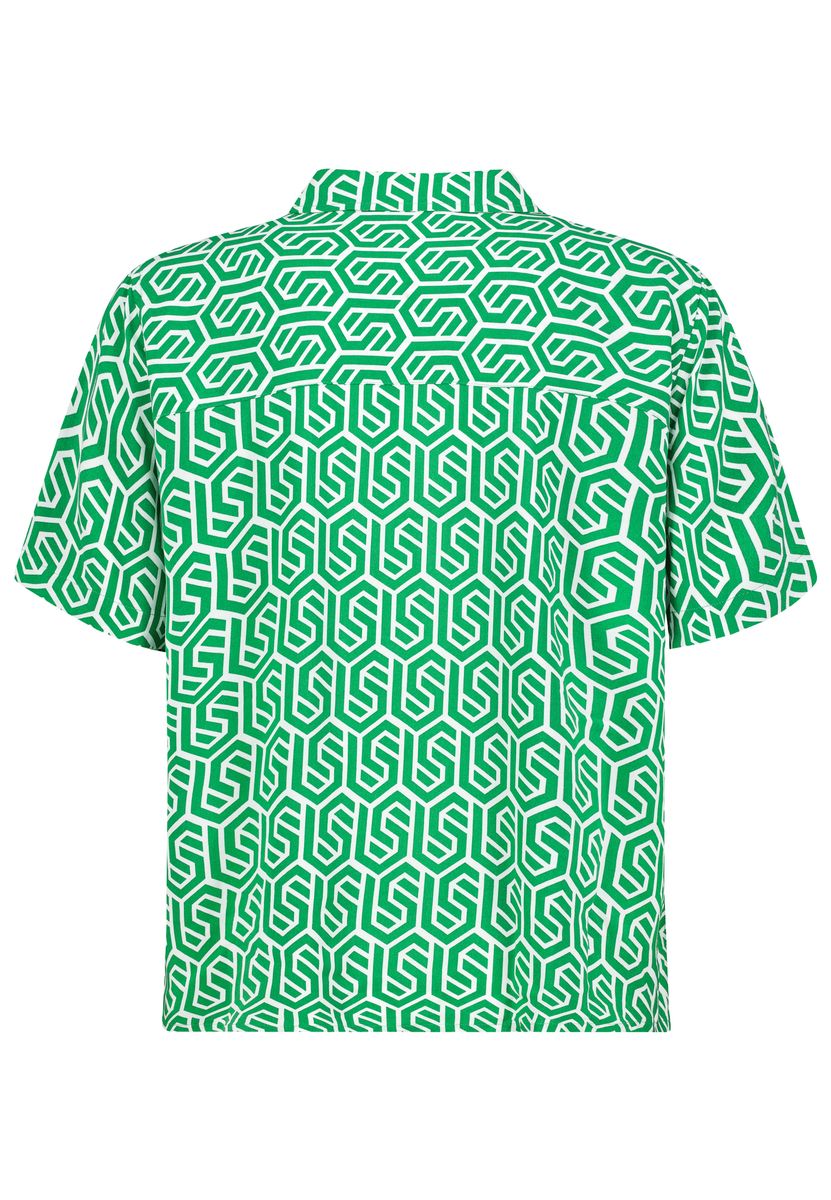 Damen, Bluse kurzarm