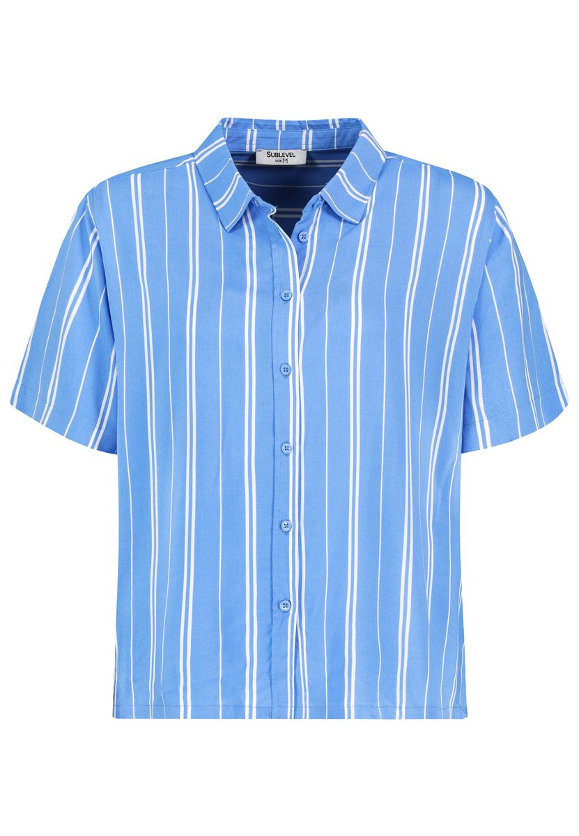 Damen, Bluse kurzarm