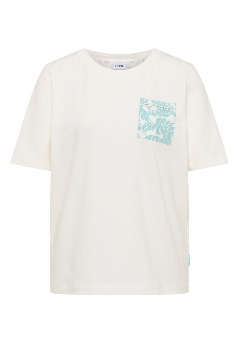 T-Shirt mit Rundhals und Brusttasche