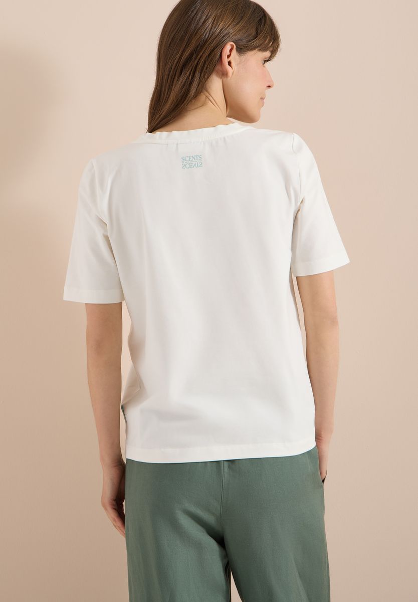 T-Shirt mit Rundhals und Brusttasche