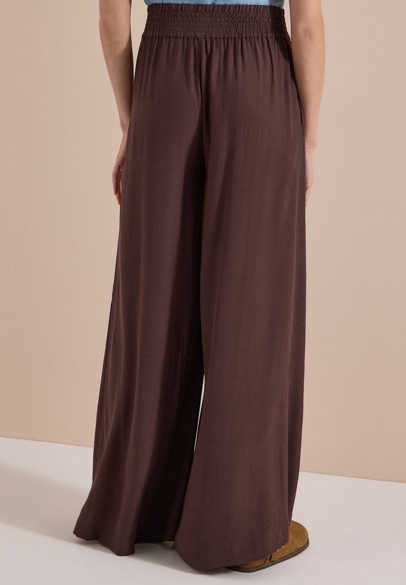 High Waist Wide Leg Hose im Loose Fit