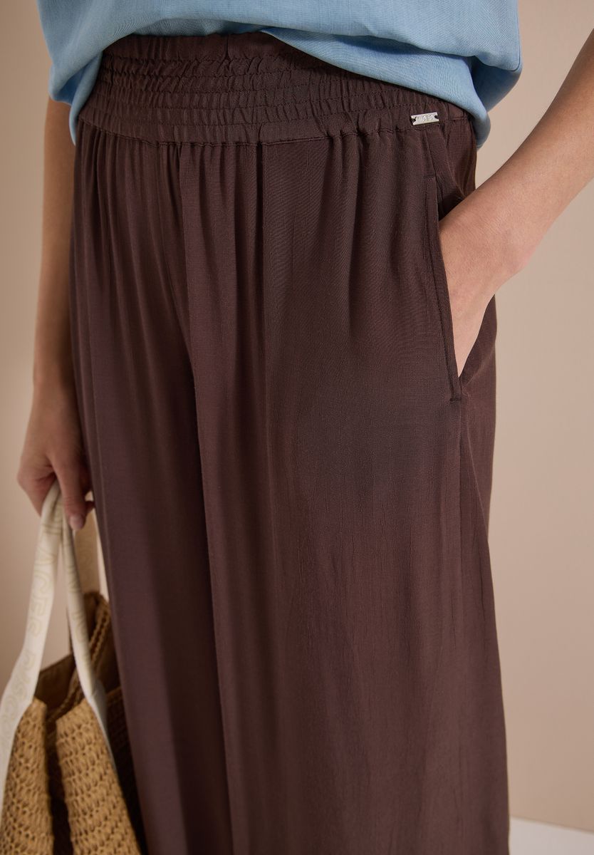High Waist Wide Leg Hose im Loose Fit