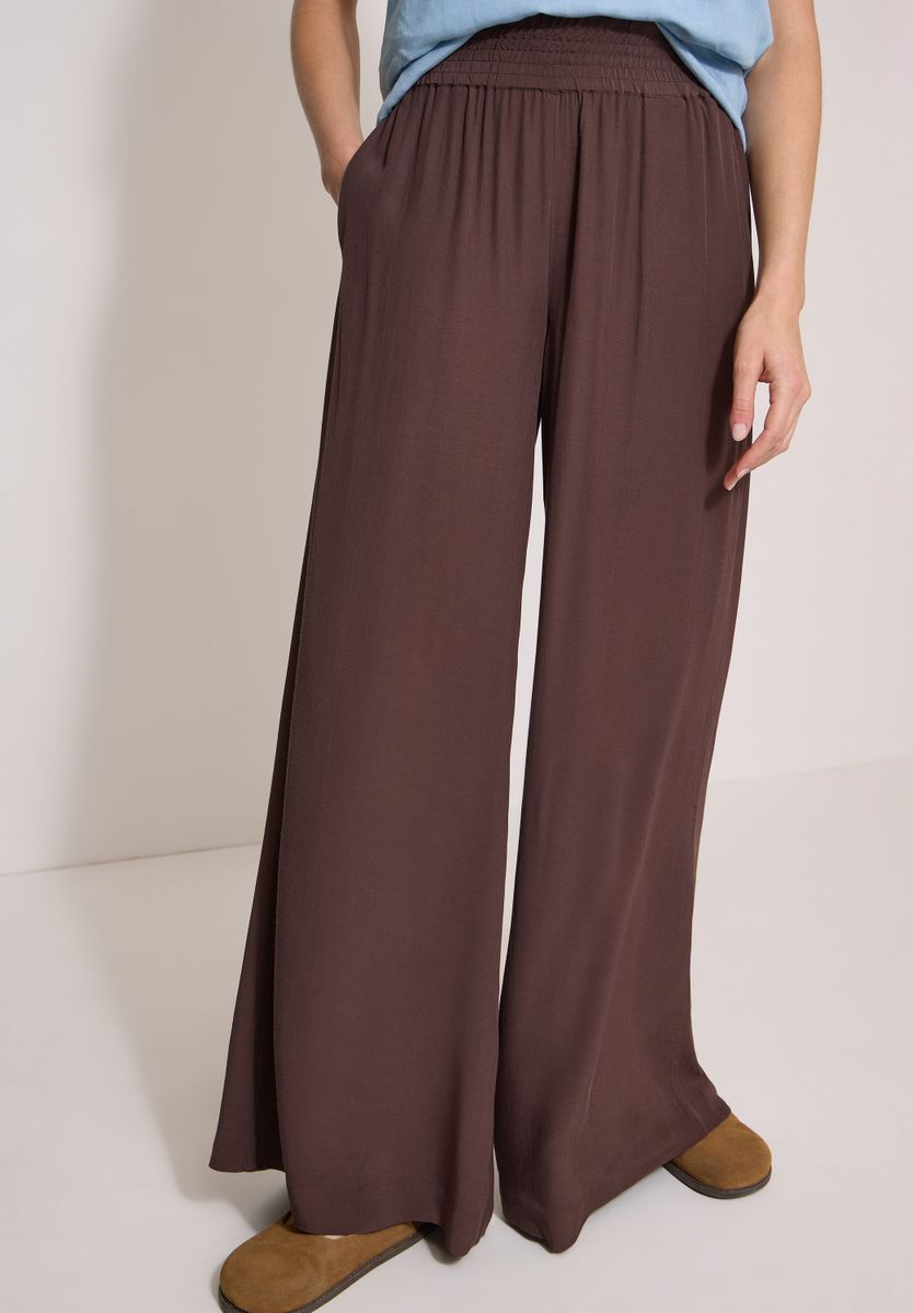 High Waist Wide Leg Hose im Loose Fit